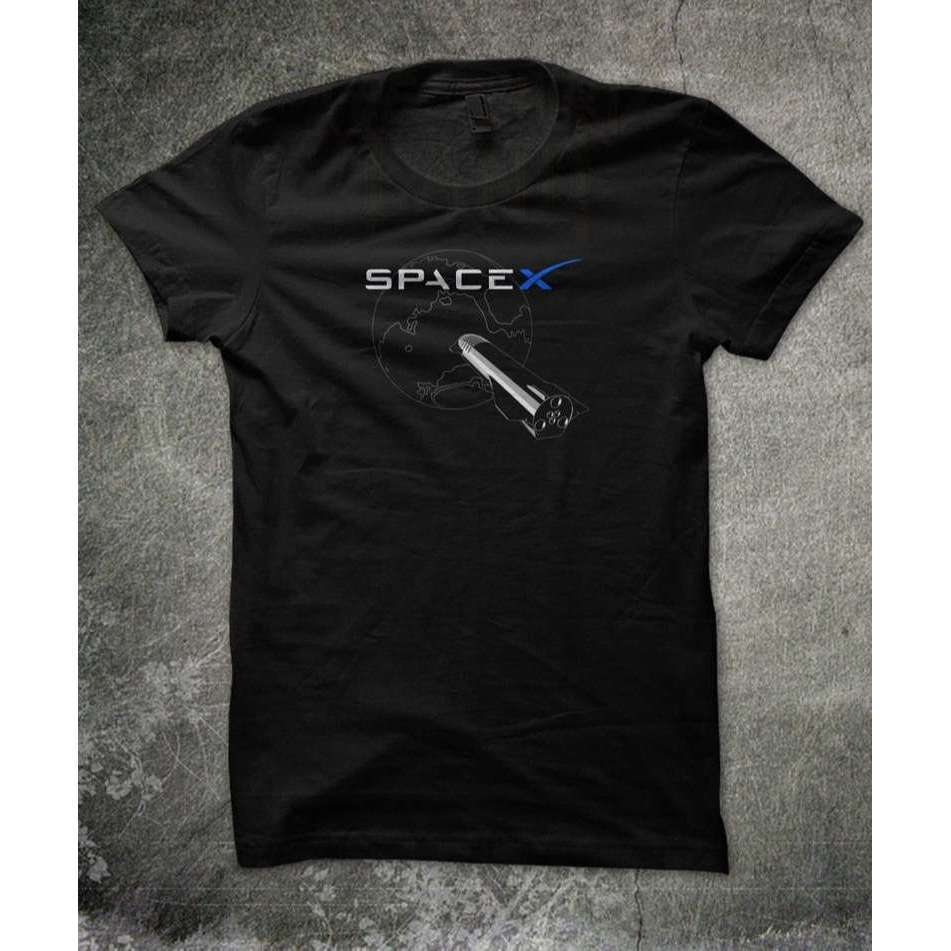 Space X New Outer Space Falcon 1 Launch Mix T Shirt